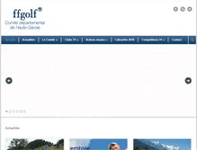 Tablet Screenshot of cdgolf74.com